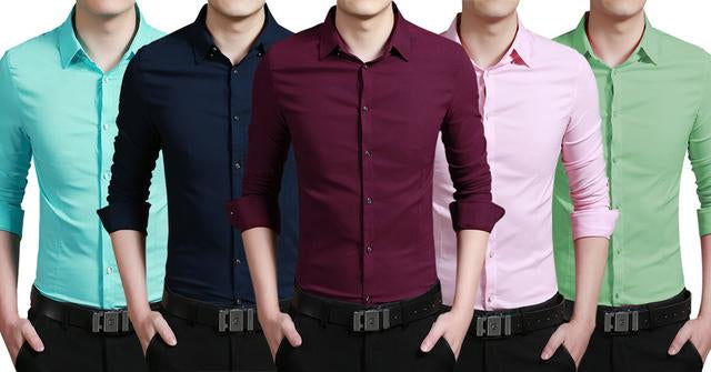 Combo of 5 Plain Shirts – Trueshirt