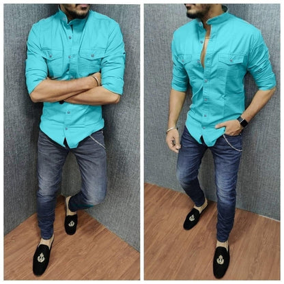 PLAIN COMBO OF 4 SHIRTS