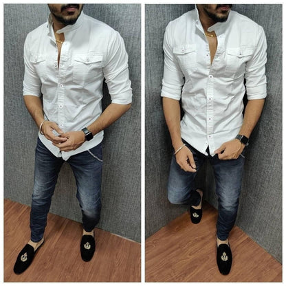 PLAIN COMBO OF 4 SHIRTS