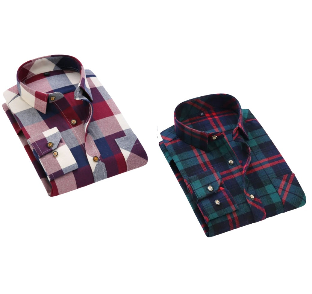 STYLISH NEW COMBO OF 5 CHECK SHIRTS